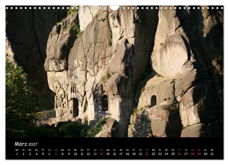 Produktbild: Die Externsteine (Wandkalender 2027 DIN A3 quer), CALVENDO Monatskalender