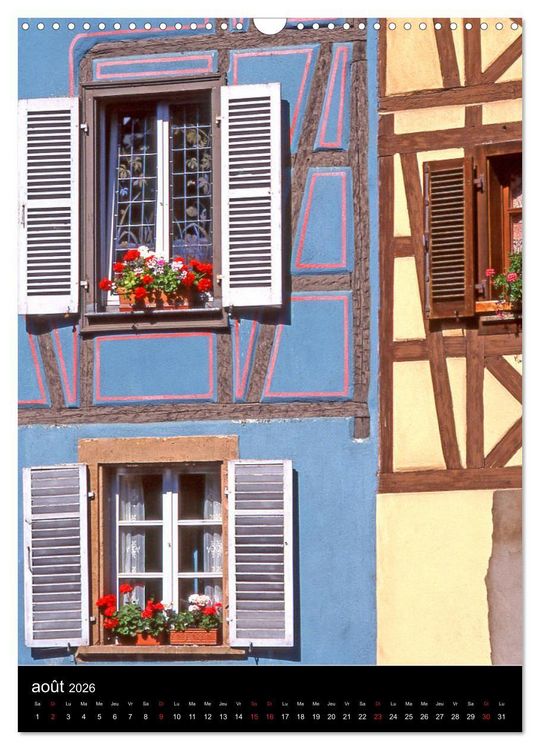 Produktbild: Collection Ville STRASBOURG (Calendrier mural 2026 DIN A3 horizontal), CALVENDO calendrier mensuel