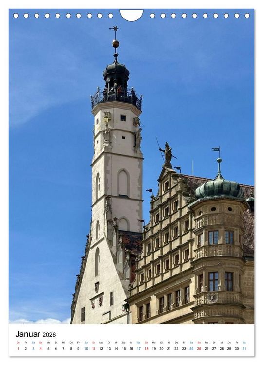 Produktbild: Romantik in Franken (Wandkalender 2026 DIN A4 hoch), CALVENDO Monatskalender