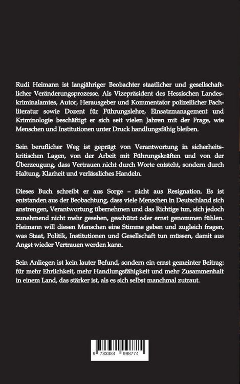 Produktbild: Deutschland in Angst - Zur aktuellen Situation in der deutschen Gesellschaft