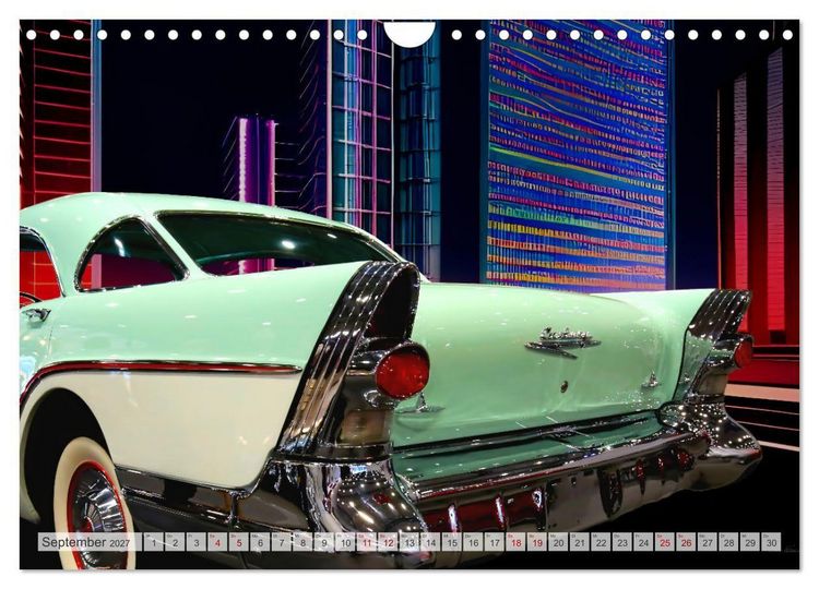 Produktbild: US Classic Cars im Jet-Age (Wandkalender 2027 DIN A4 quer), CALVENDO Monatskalender