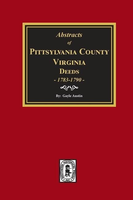 Produktbild: Pittsylvania County, Virginia Deeds 1783-1790