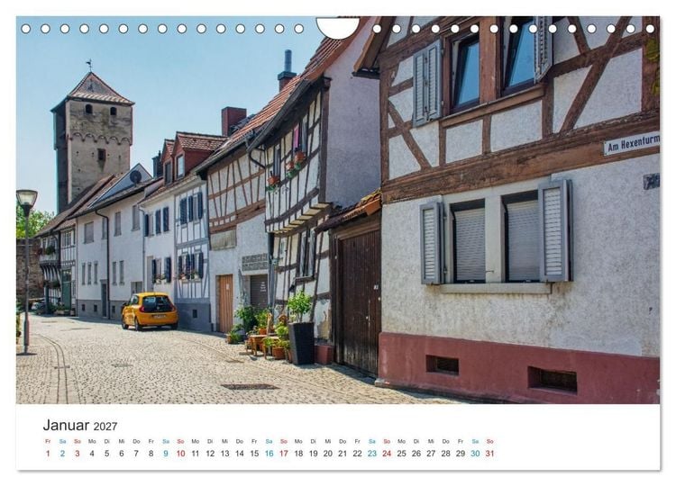 Produktbild: Babenhausen - Sch&ouml;ne Ecken und erstaunliche Besonderheiten (Wandkalender 2027 DIN A4 quer), CALVENDO Monatskalender