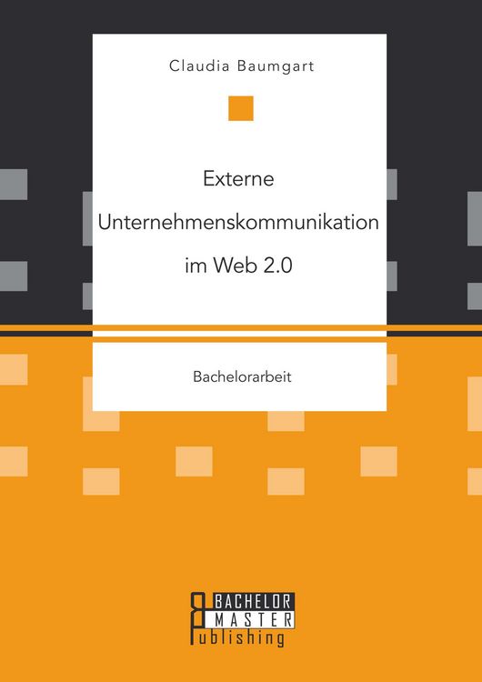 Produktbild: Externe Unternehmenskommunikation im Web 2.0