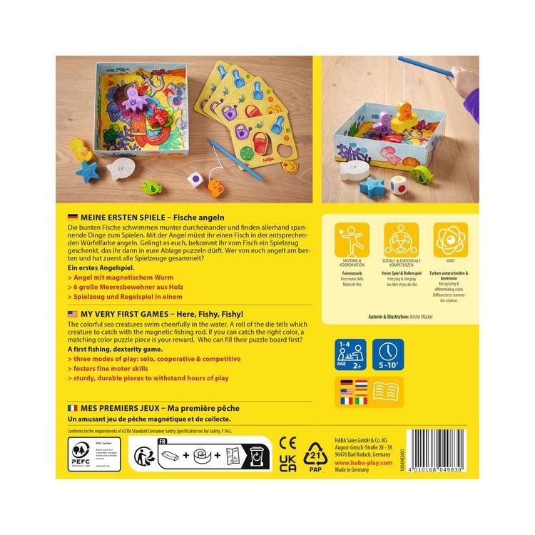 Produktbild: HABA Meine ersten Spiele: Fische angeln, Lernspiel