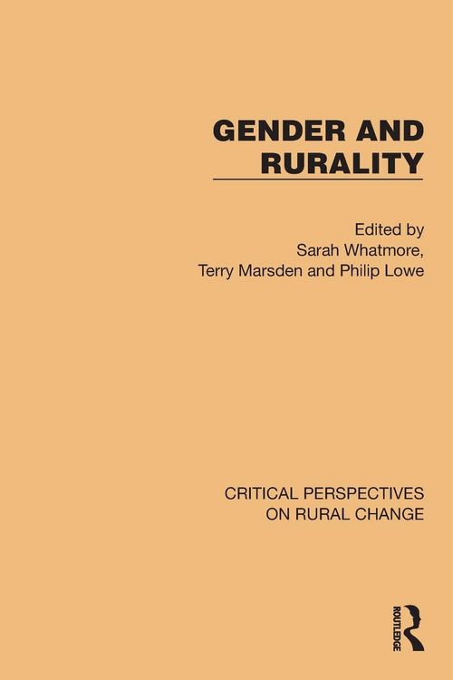 Produktbild: Gender and Rurality
