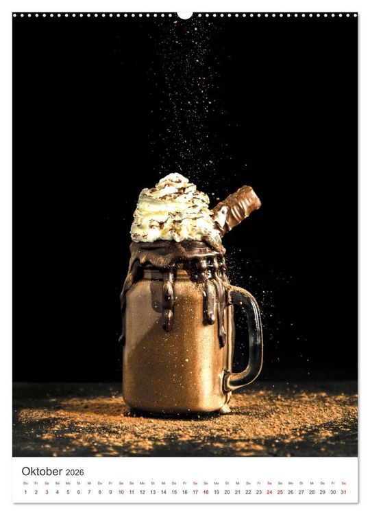 Produktbild: Kreative Drinks - erfrischend, schokoladig und fruchtig. (Wandkalender 2026 DIN A2 hoch), CALVENDO Monatskalender