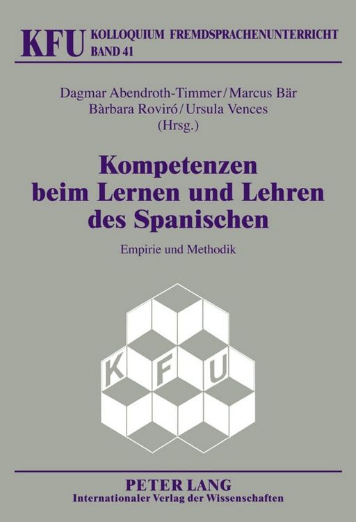 Produktbild: Kompetenzen beim Lernen und Lehren des Spanischen