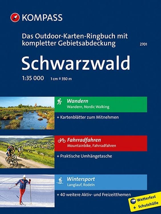 Produktbild: KOMPASS Outdoor-Karte Ringbuch Schwarzwald 1:35.000