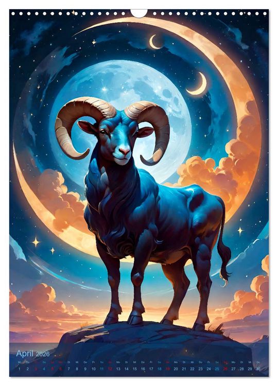 Produktbild: Zw&ouml;lf Sternzeichen (Wandkalender 2026 DIN A3 hoch), CALVENDO Monatskalender
