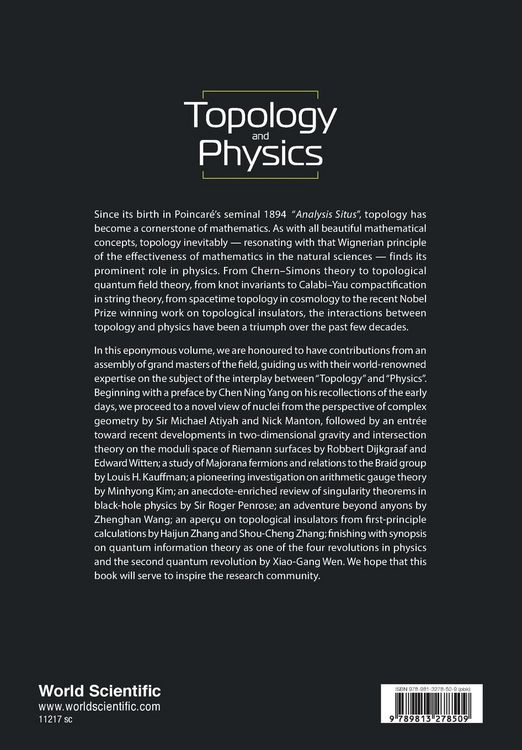Produktbild: Topology and Physics