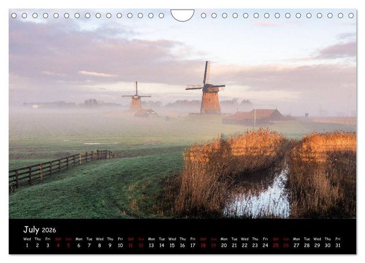 Produktbild: Moody calendar (Wall Calendar 2026 DIN A4 landscape), CALVENDO 12 Month Wall Calendar
