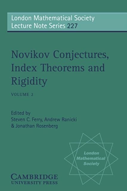 Produktbild: Novikov Conjectures, Index Theorems, and Rigidity: Volume 2