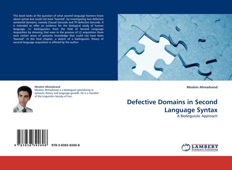 Produktbild: Defective Domains in Second Language Syntax