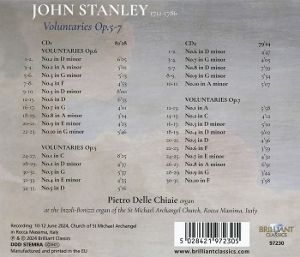 Produktbild: Stanley:Voluntaries Op.5-7