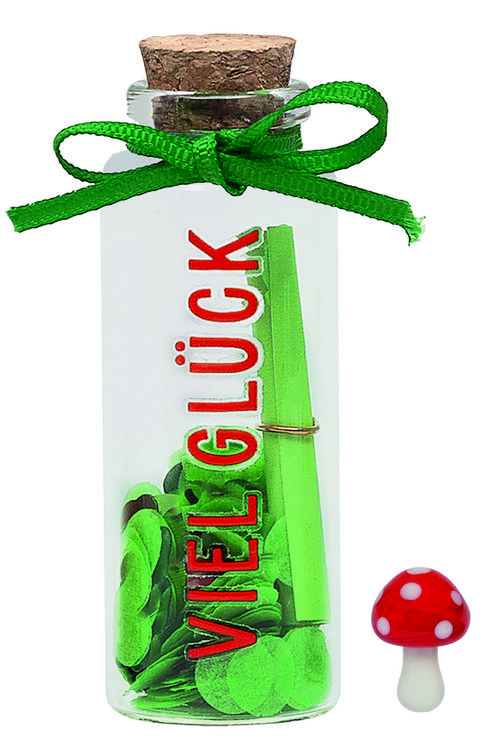Produktbild: Geschenkgl&auml;schen mit Botschaft