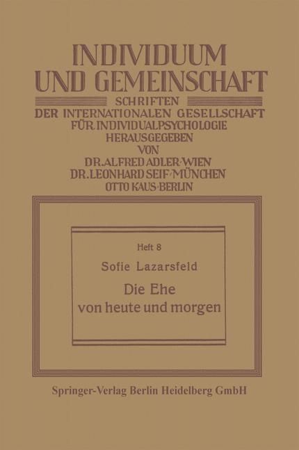 Produktbild: Die Ehe von heute und morgen