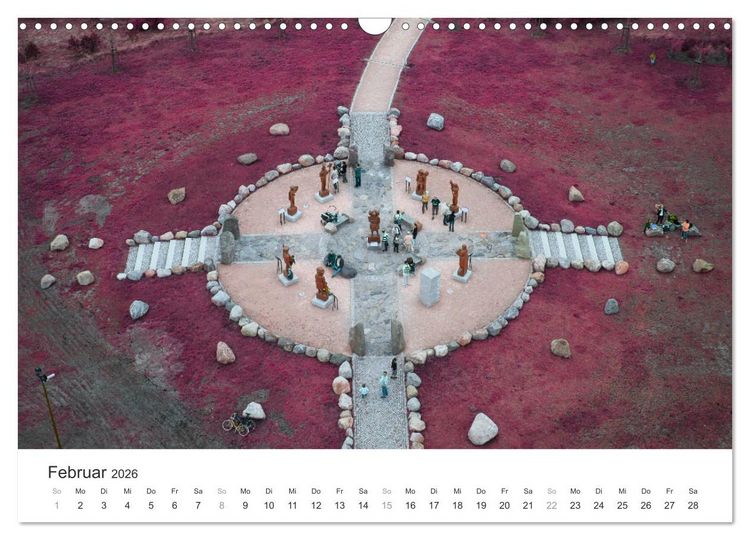 Produktbild: Cottbus und seine Umgebung in Infrarot (Wandkalender 2026 DIN A3 quer), CALVENDO Monatskalender