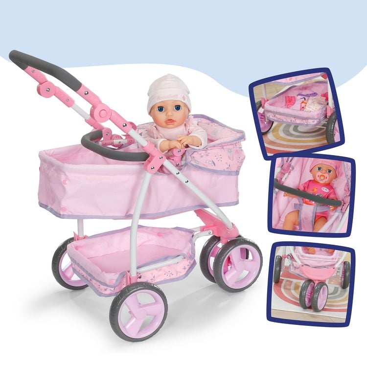 Produktbild: BABY born Deluxe Puppenwagen Wald