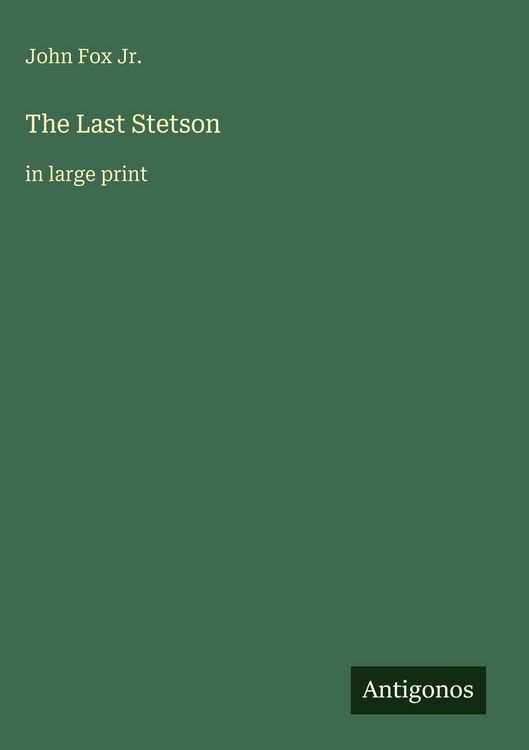 Produktbild: The Last Stetson