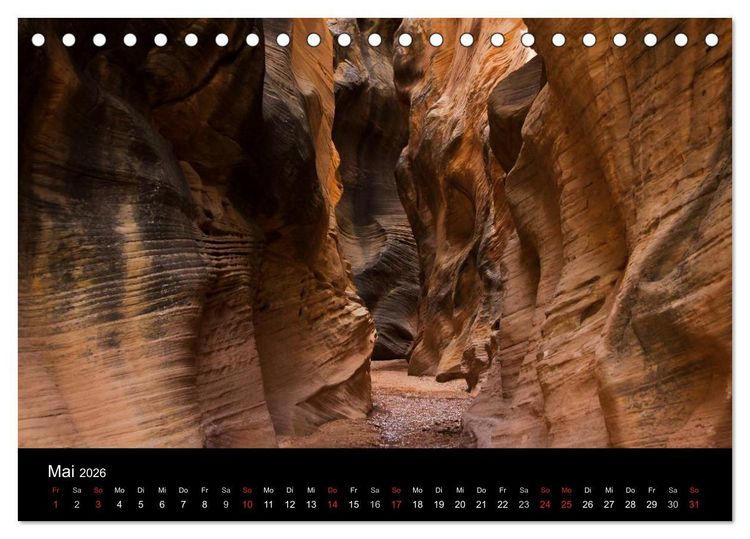 Produktbild: Felslandschaften (Tischkalender 2026 DIN A5 quer), CALVENDO Monatskalender