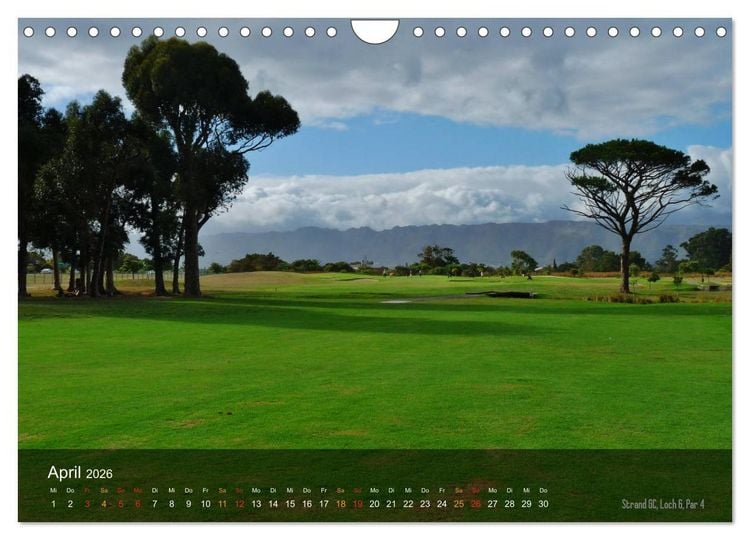 Produktbild: Golfpl&auml;tze Kapstadt (Wandkalender 2026 DIN A4 quer), CALVENDO Monatskalender