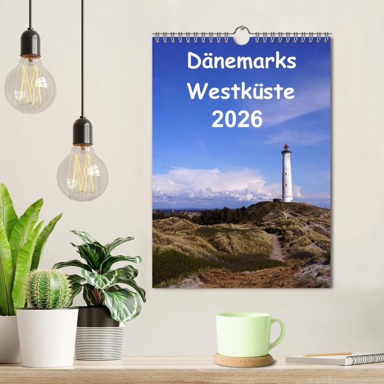 Produktbild: D&auml;nemarks Westk&uuml;ste 2026 (Wandkalender 2026 DIN A4 hoch), CALVENDO Monatskalender
