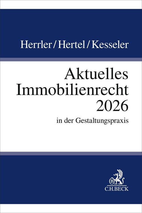 Produktbild: Aktuelles Immobilienrecht 2026