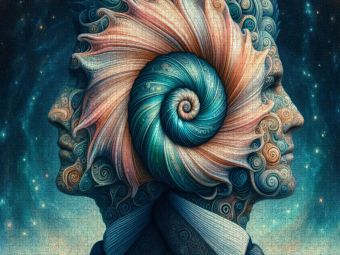 Produktbild: CALVENDO Puzzle Sternzeichen Zwillinge im Muschelgeist | 1000 Teile Lege-Gr&ouml;&szlig;e 64x48cm Foto-Puzzle f&uuml;r gl&uuml;ckliche Stunden