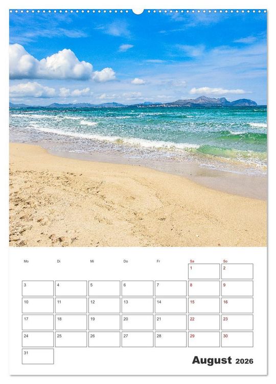 Produktbild: Mallorca - Traumhafte Insel auf der Sonnenseite (hochwertiger Premium Wandkalender 2026 DIN A2 hoch), Kunstdruck in Hochglanz