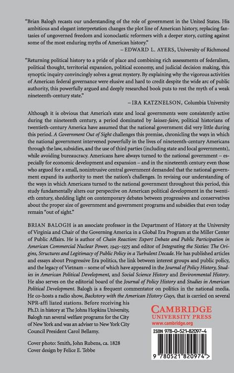 Produktbild: A Government Out of Sight