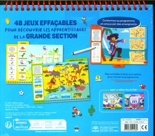 Produktbild: Mes jeux effa&ccedil;ables de GS : 5-6 ans