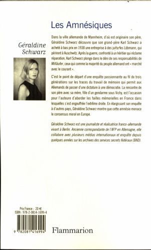 Produktbild: Les amn&eacute;siques : r&eacute;cit