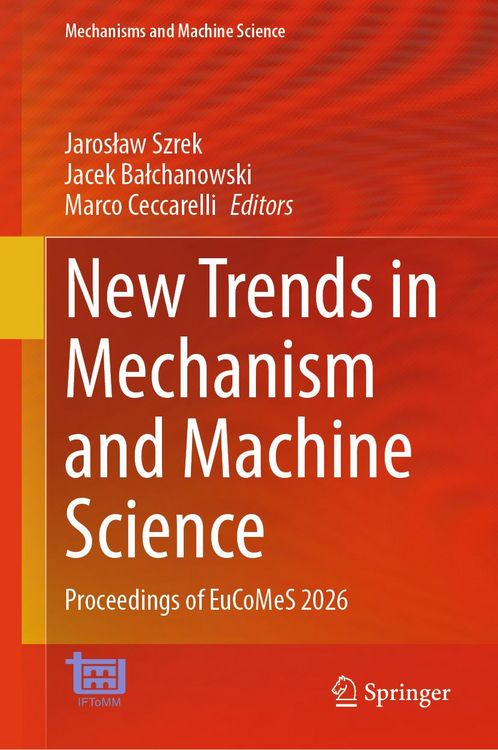 Produktbild: New Trends in Mechanism and Machine Science