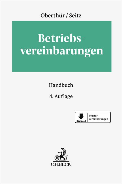 Produktbild: Betriebsvereinbarungen