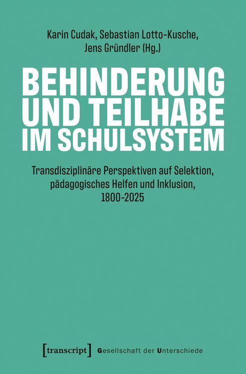 Produktbild: Behinderung und Teilhabe im Schulsystem