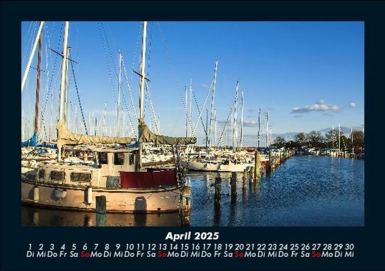 Produktbild: Boote 2025 Fotokalender DIN A5