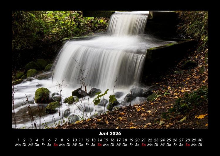 Produktbild: Wasserf&auml;lle 2026 Fotokalender DIN A3