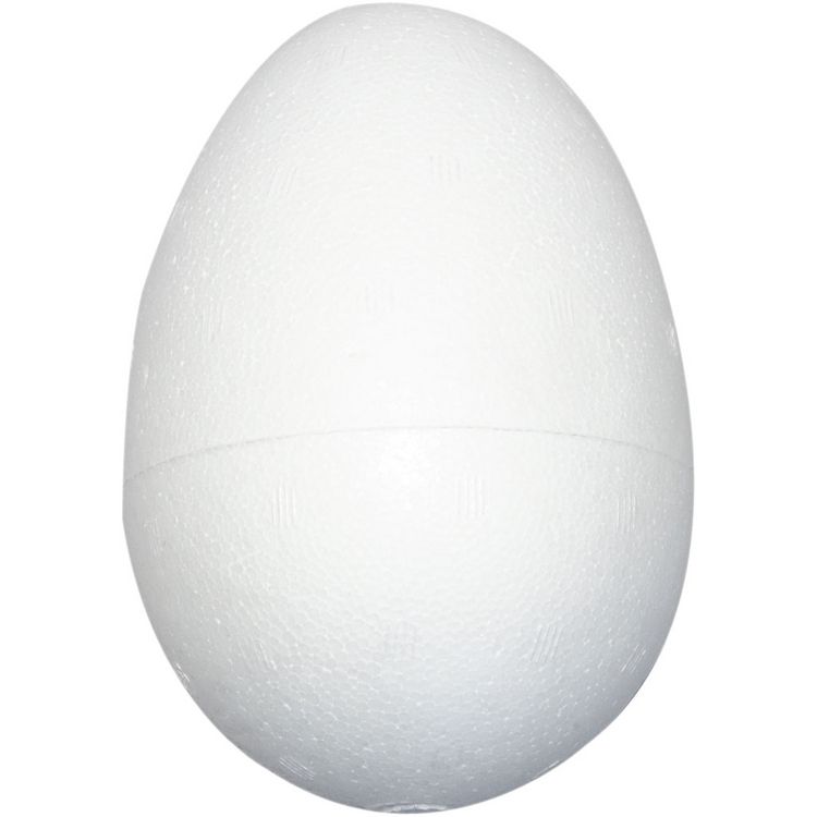 Produktbild: Creativ Company Styropor-Eier, H 12 cm, Wei&szlig;, 25 Stk