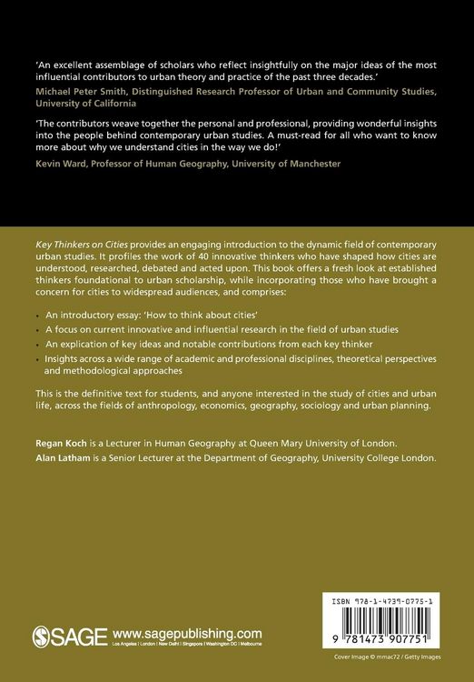 Produktbild: Key Thinkers on Cities