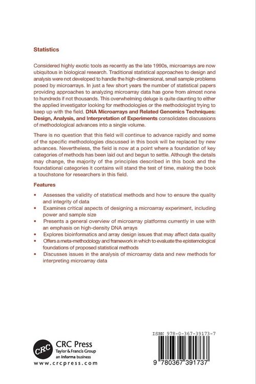 Produktbild: DNA Microarrays and Related Genomics Techniques