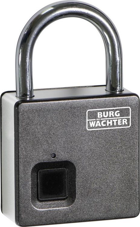 Produktbild: Burg W&auml;chter Scan & Lock 610/53 SB Vorh&auml;ngeschloss 53mm Fingerabdruckschloss