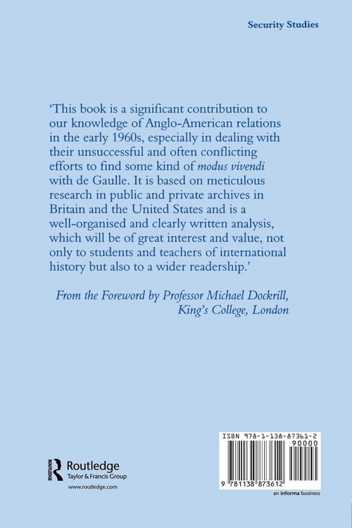 Produktbild: Anglo-American Strategic Relations and the French Problem, 1960-1963