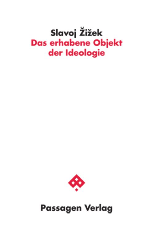 Produktbild: Das erhabene Objekt der Ideologie