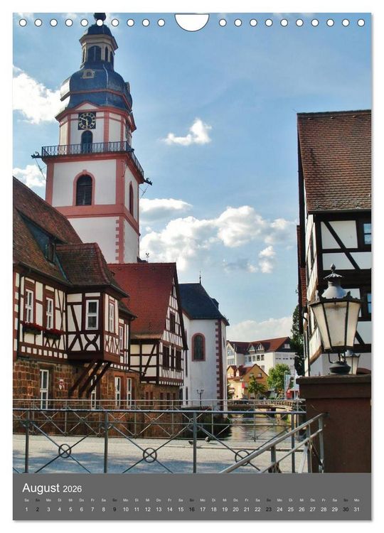 Produktbild: Kirchen und Kl&ouml;ster deutsche Kleinode (Wandkalender 2026 DIN A4 hoch), CALVENDO Monatskalender