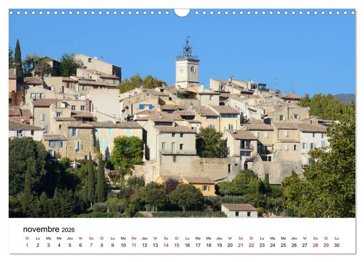 Produktbild: Les plus beaux villages du Luberon (Calendrier mural 2026 DIN A3 vertical), CALVENDO calendrier mensuel