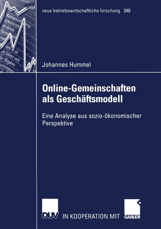 Produktbild: Online-Gemeinschaften als Gesch&auml;ftsmodell