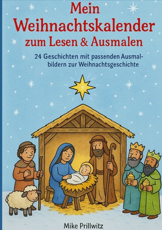 Produktbild: Mein christliches Adventsmalbuch
