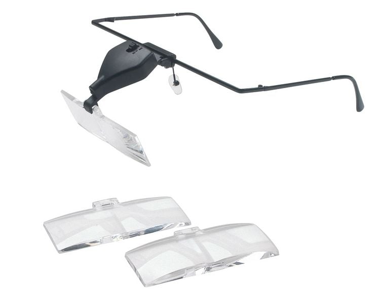 Produktbild: PEBARO LB820 - LED Lupenbrille, Lupenbrille mit 3 Linsen