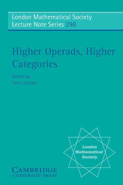 Produktbild: Higher Operads, Higher Categories